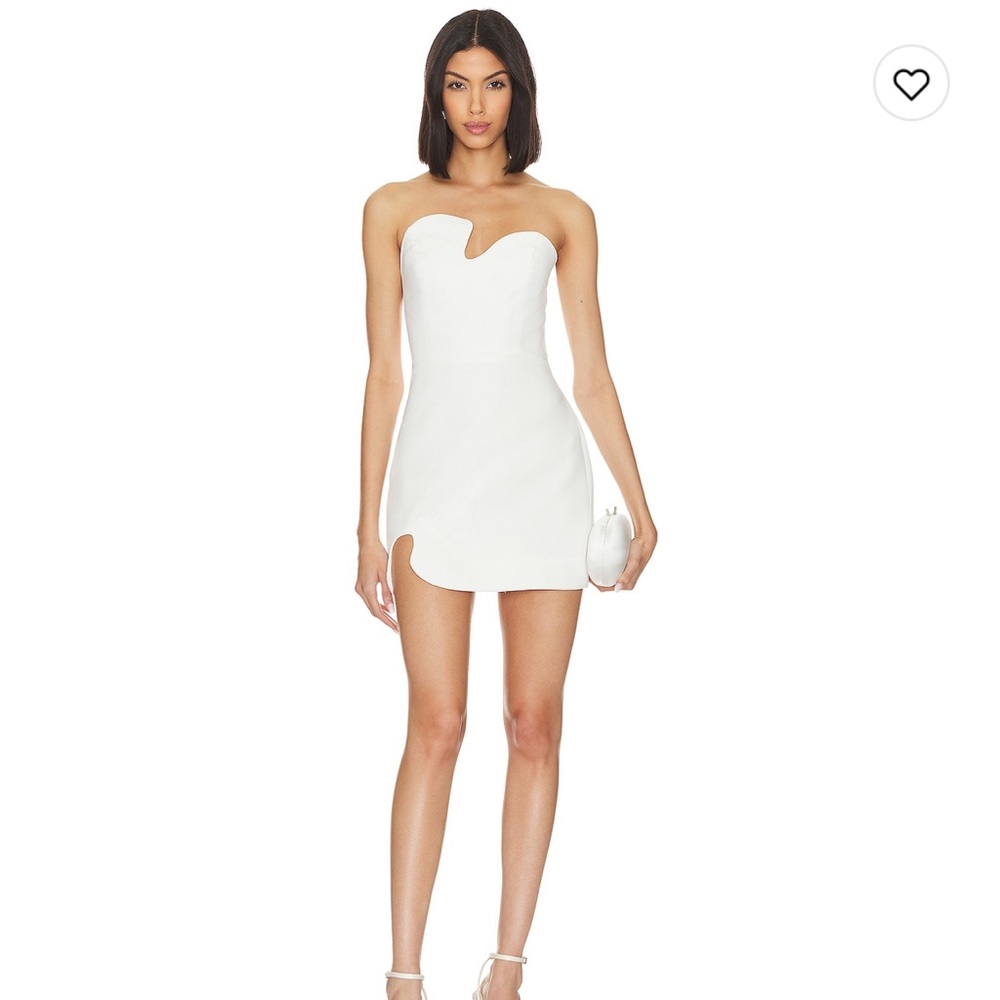 Amanda Uprichard X Revolve Strapless Puzzle Mini Dress Small